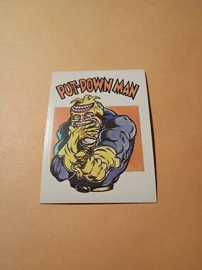 1983 General Mills Zero Heroes Trading Card Sticker Card Vintage #4